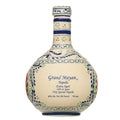 Grand Mayan Extra Aged Anejo tequila 750 ml ceramic bottle on a white background