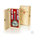 CORAZON TEQUILA DE AGAVE BLANCO WOODEN GIFT BOX SET