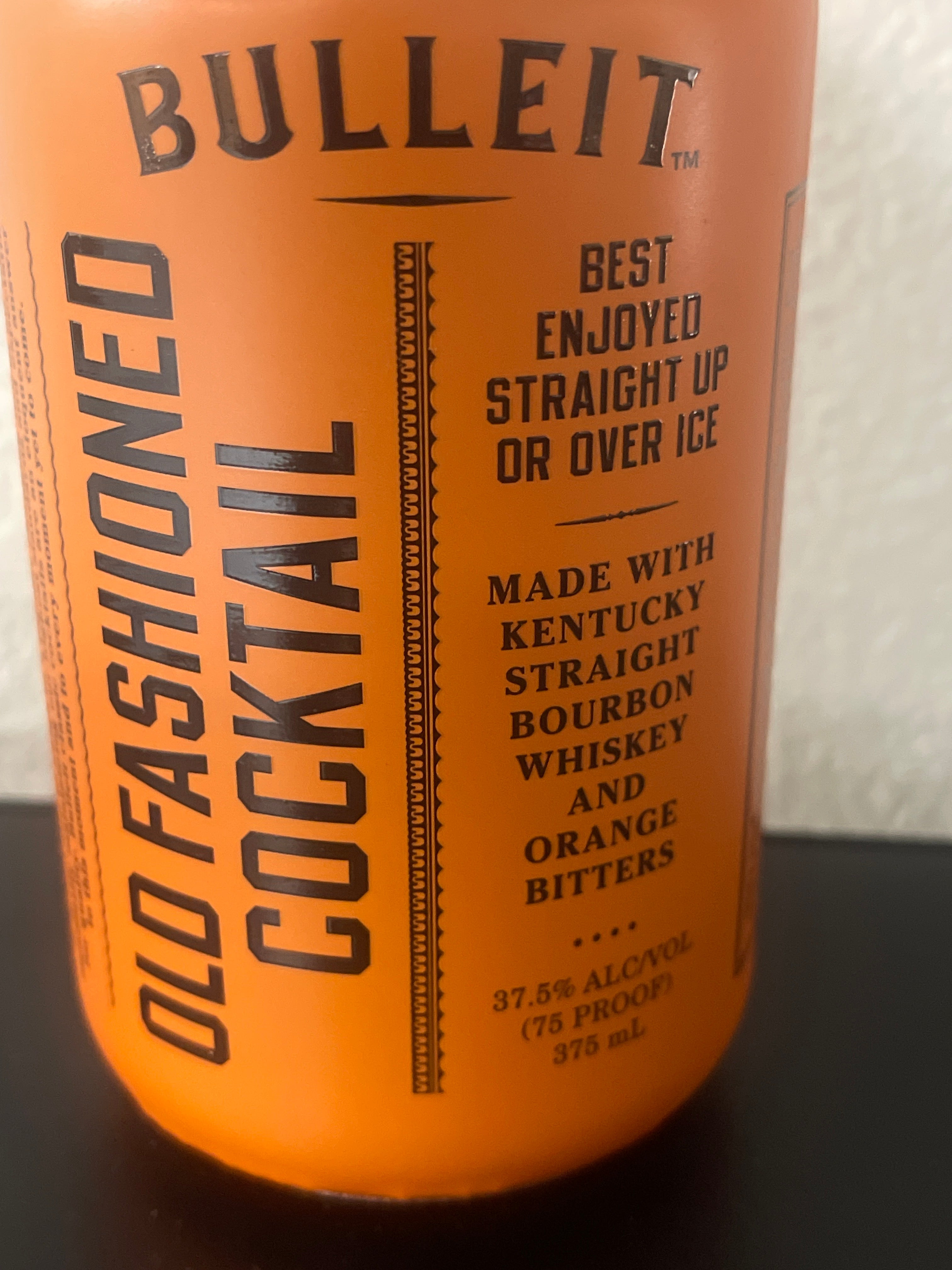 Bullet Old Fashioned Cocktail
