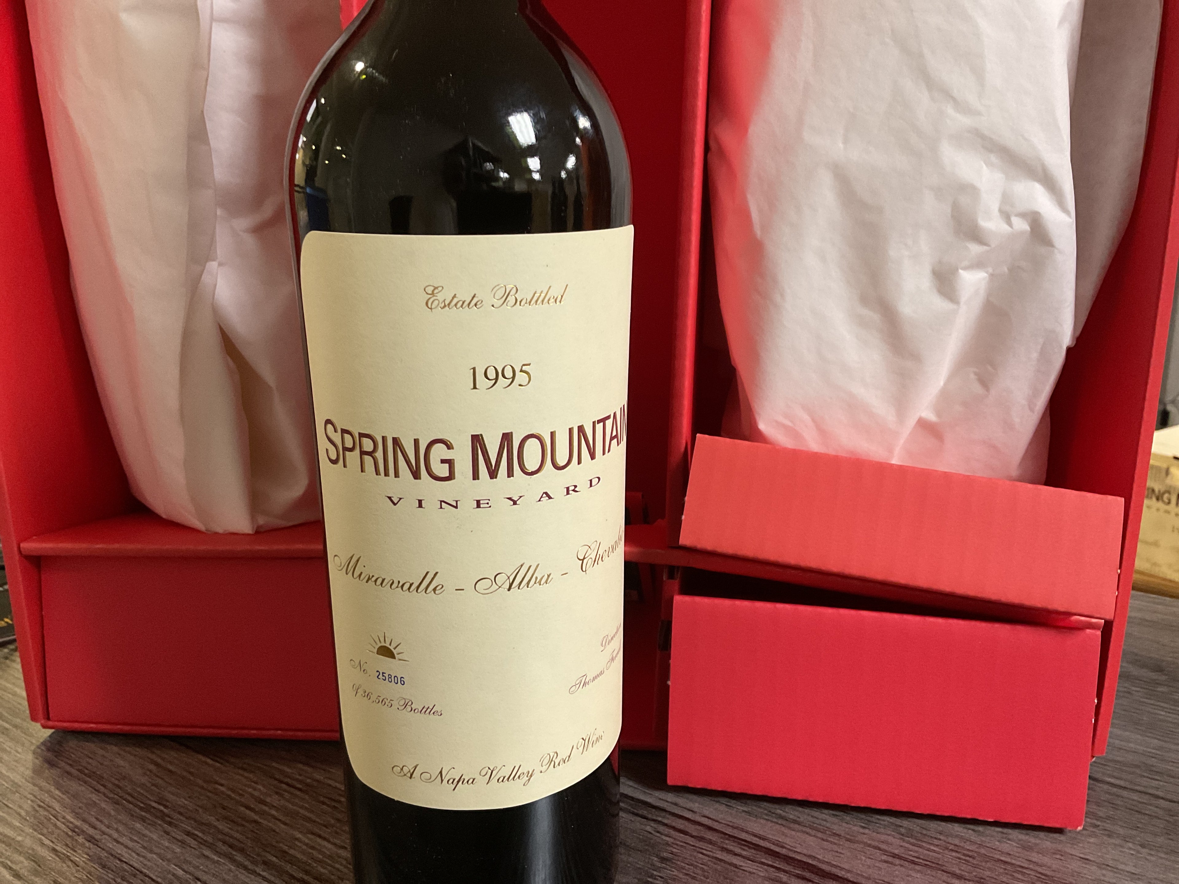 Spring Mountain Cabernet Sauvignon 1995