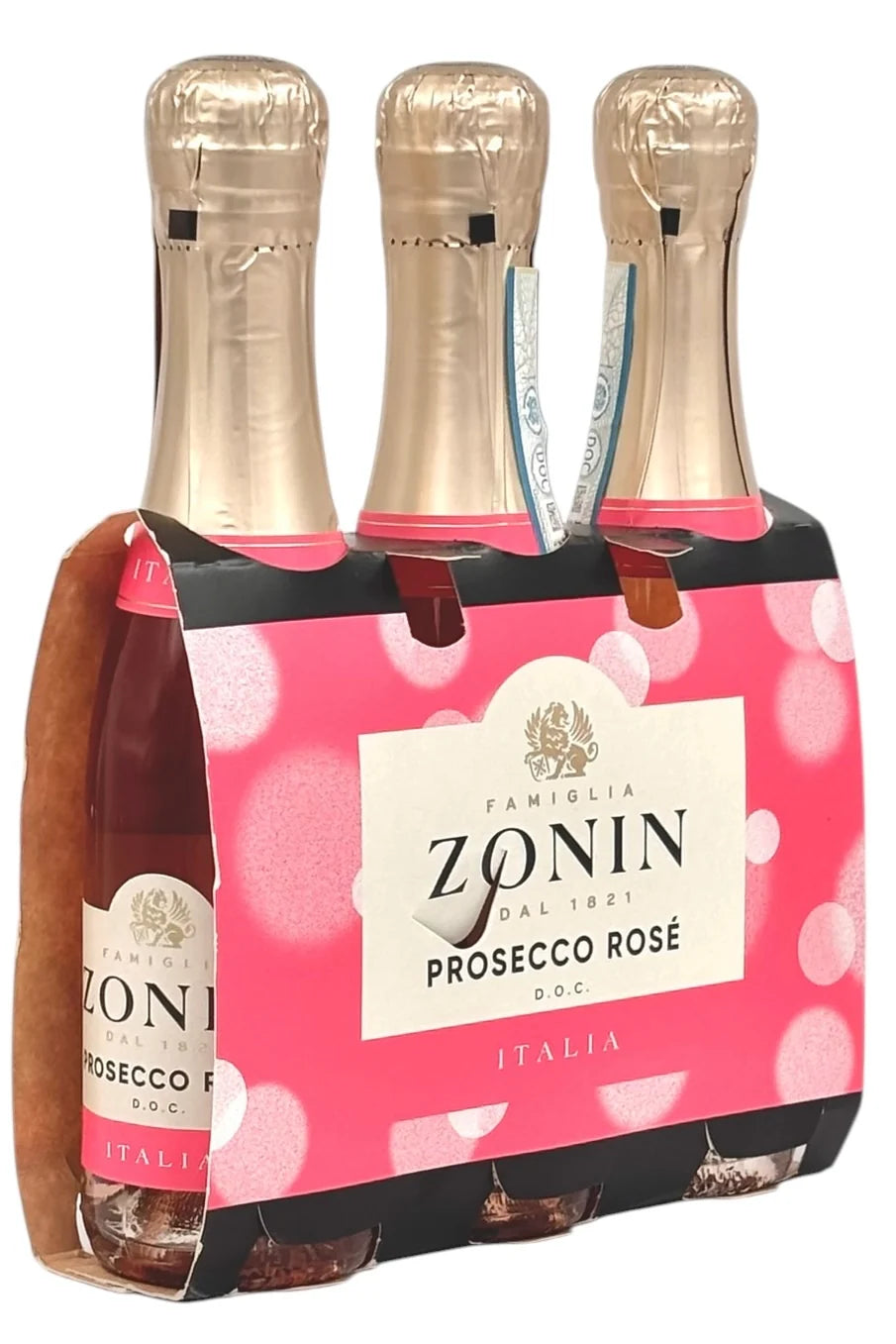 Zonin Prosecco Rose 187ml (3pk)