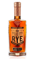 Sagamore Spirit Bottled in Bond 6 Year rye whiskey 750 ml bottle on a white background