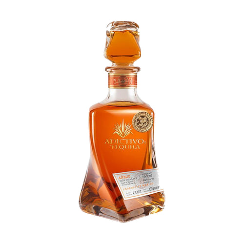 Adictivo Añejo Tequila 100% Blue Agave 750ml product on a white background