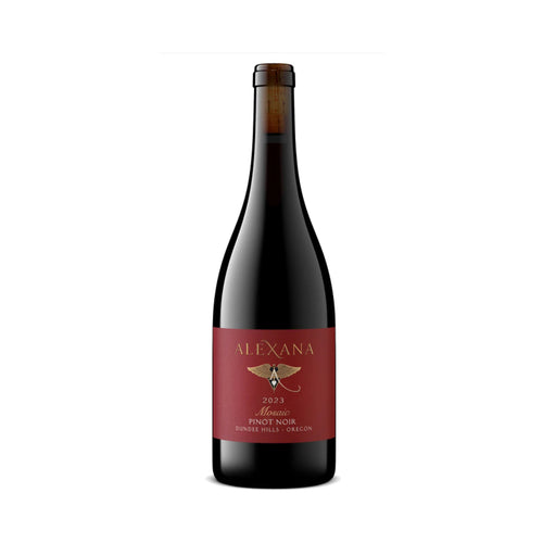 Alexana Mosaic Pinot Noir 2023 bottle on a white background