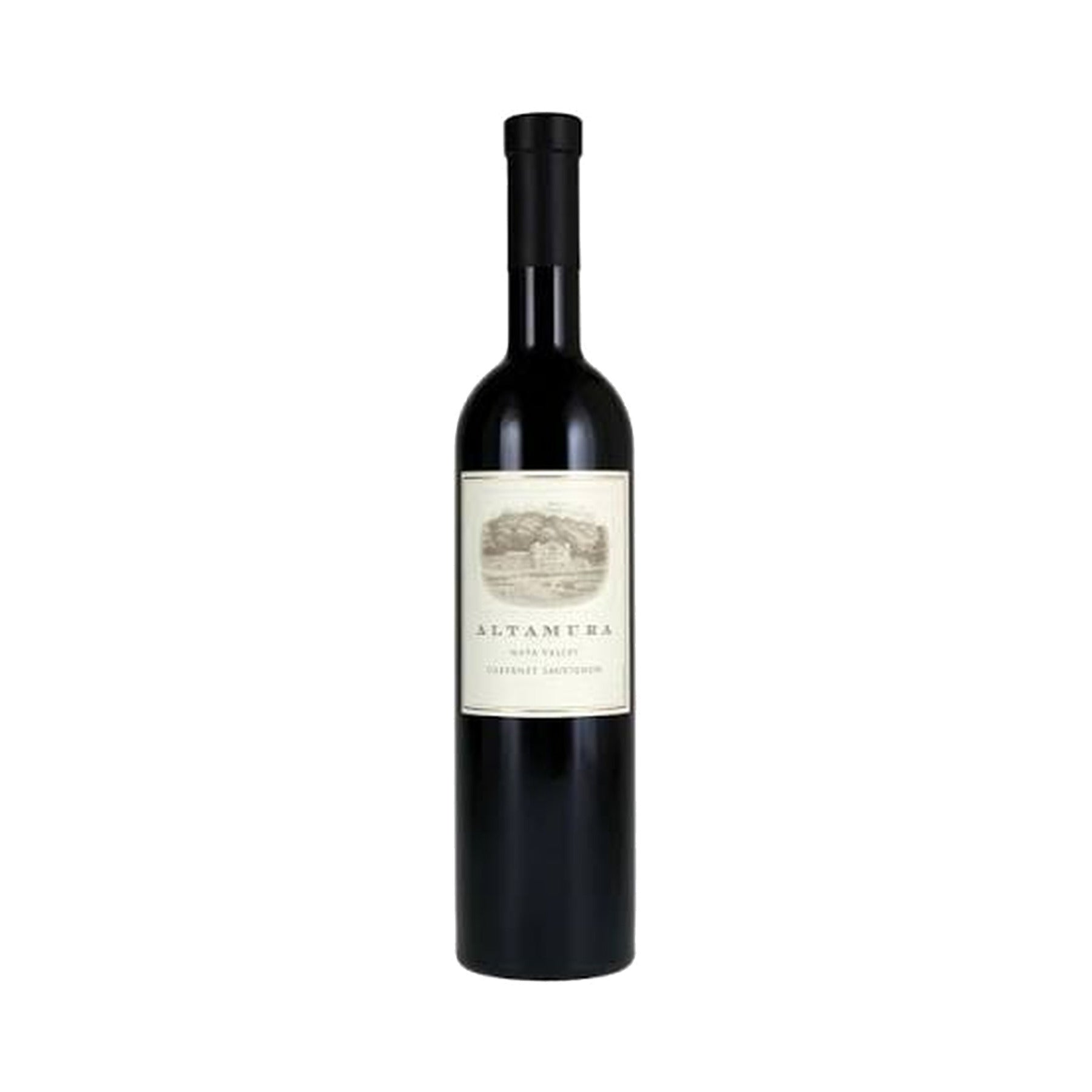 Altamura Napa Valley Cabernet Sauvignon 2018 bottle on a white background