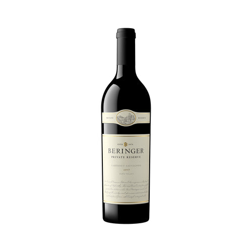 Beringer Private Reserve Cabernet Sauvignon bottle on a white background