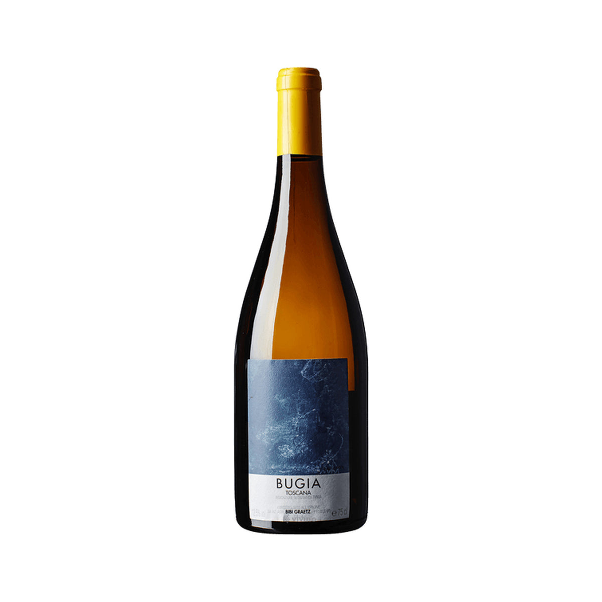 Bibi Graetz Bugia Toscana 2015 wine bottle on a white background
