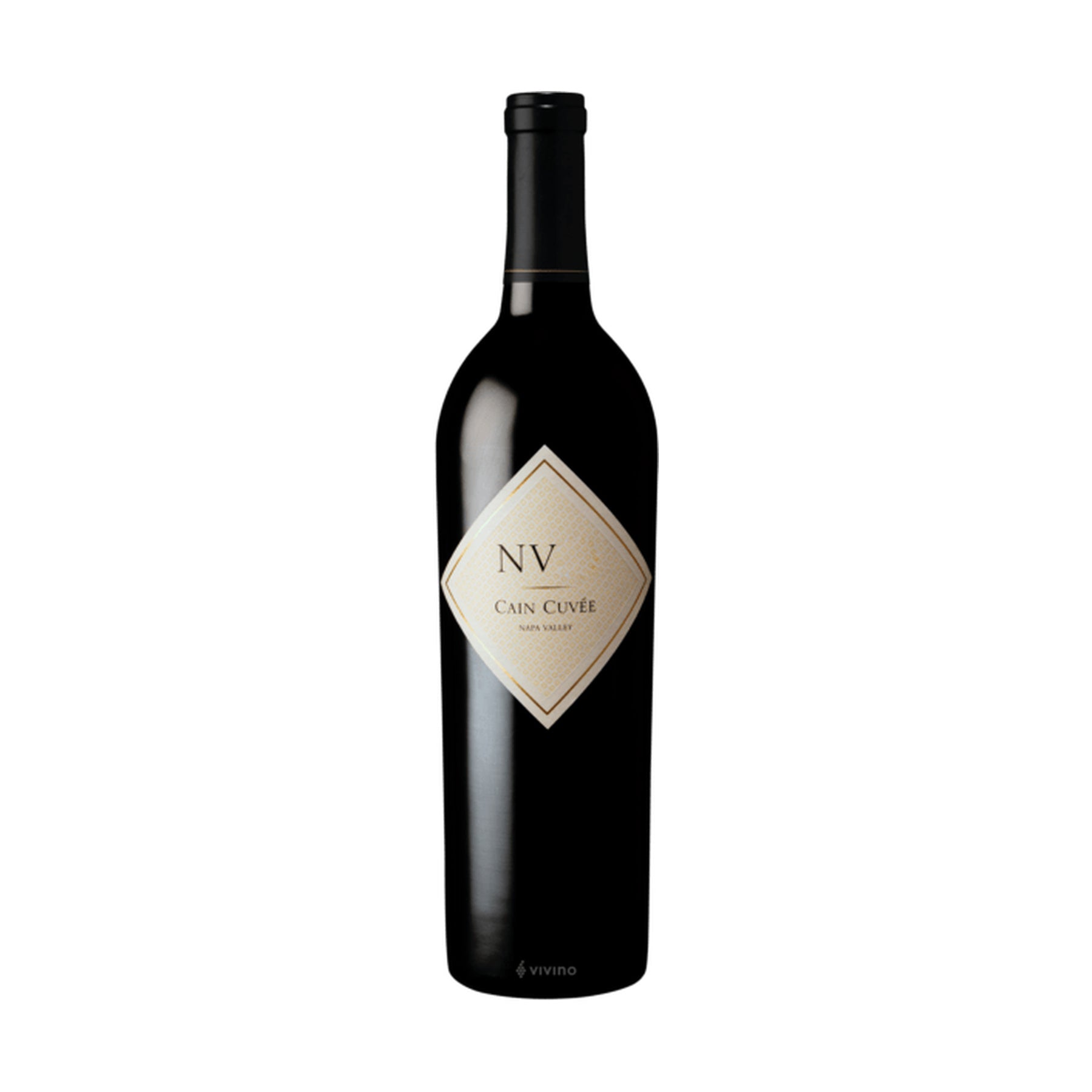 Cain Cuvée NV18 Napa Valley red blend bottle on a white background
