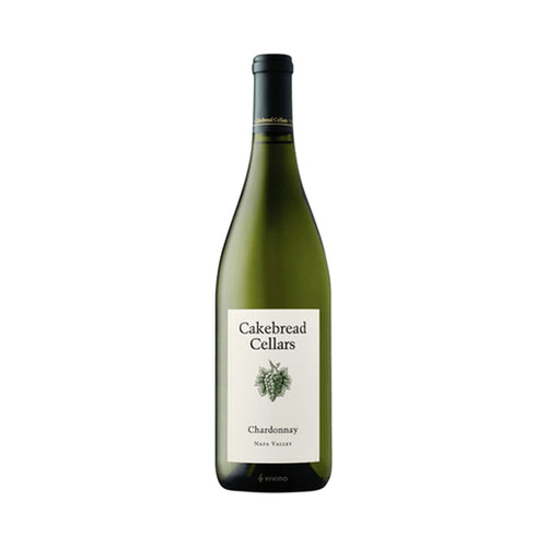 Cakebread Cellars Chardonnay bottle on a white background