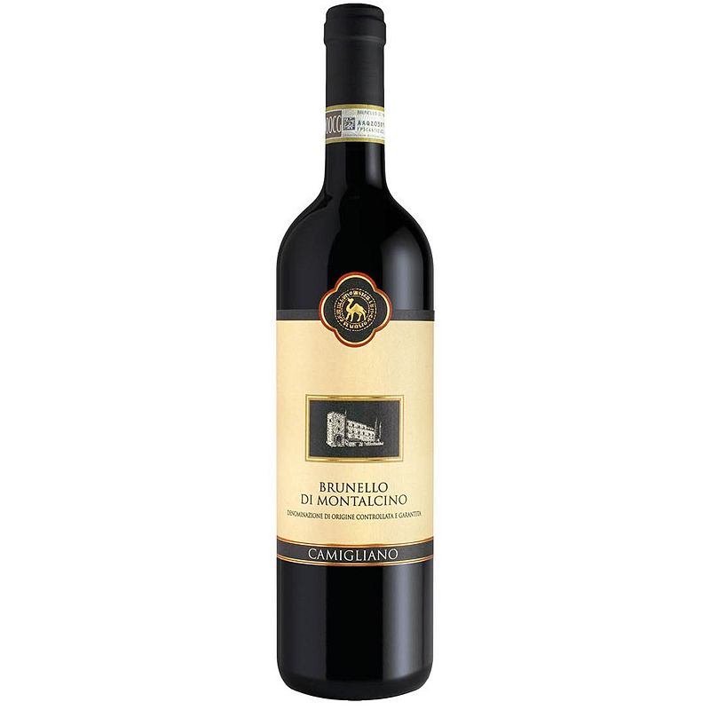 Camigliano Brunello di Montalcino 2020 750ml bottle on a white background