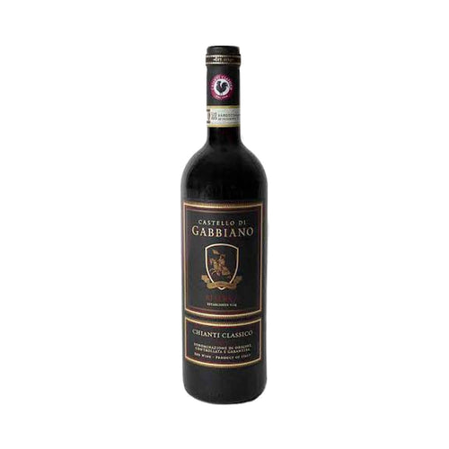 Castello di Gabbiano Chianti Classico Riserva 2015 bottle on a white background