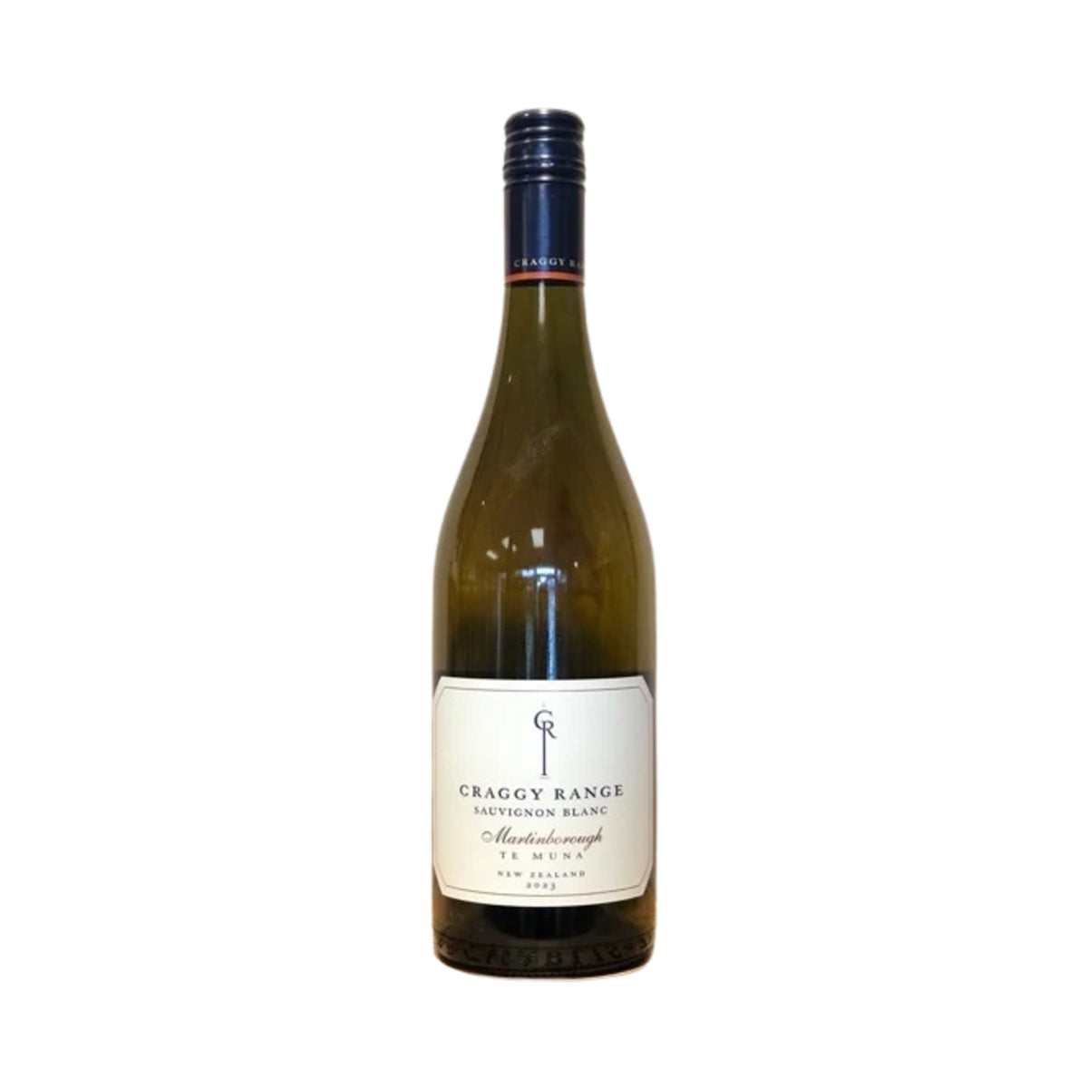 Craggy Range Te Muna Sauvignon Blanc bottle on a white background