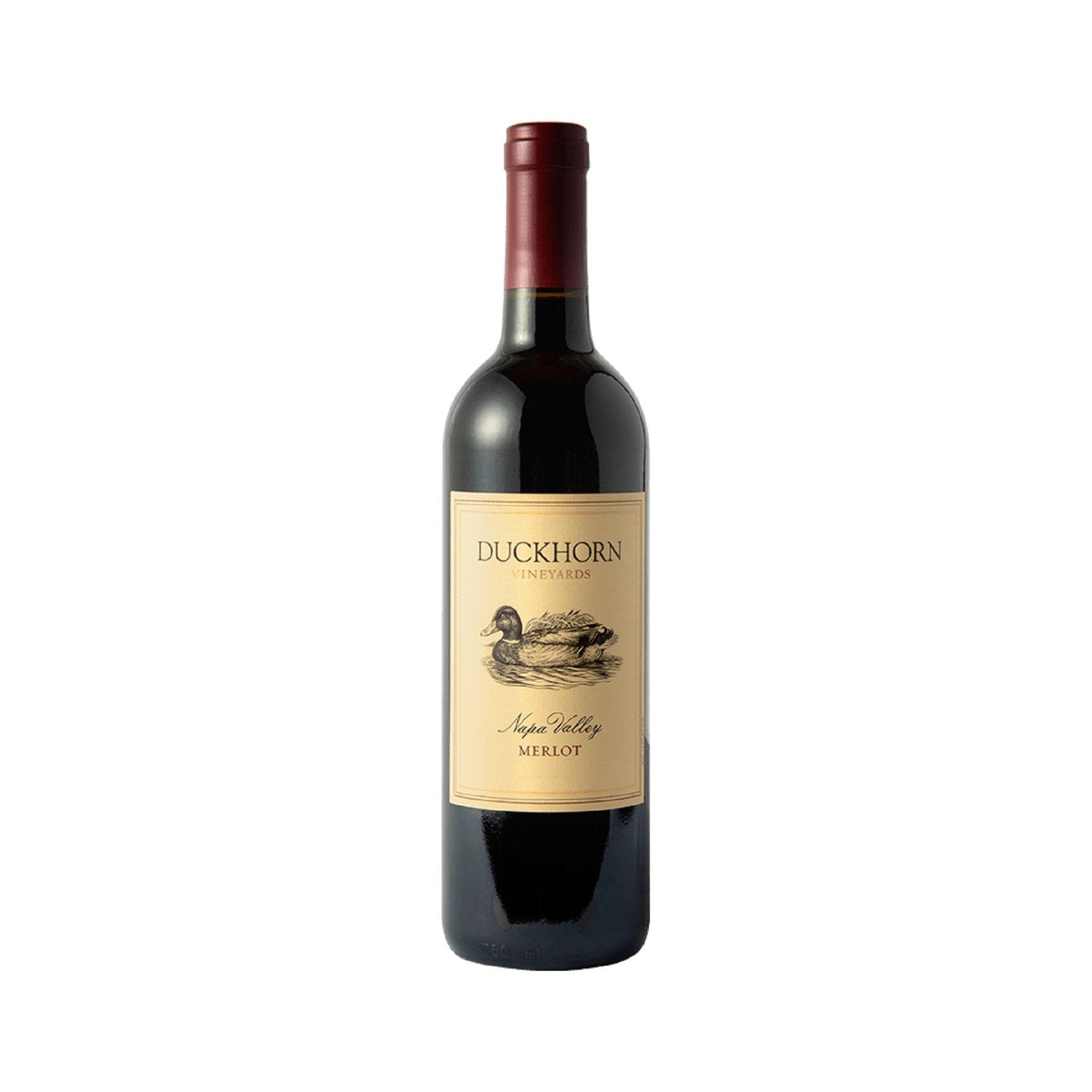 Duckhorn Vineyards Napa Valley Merlot 2022 750ml bottle on a white background
