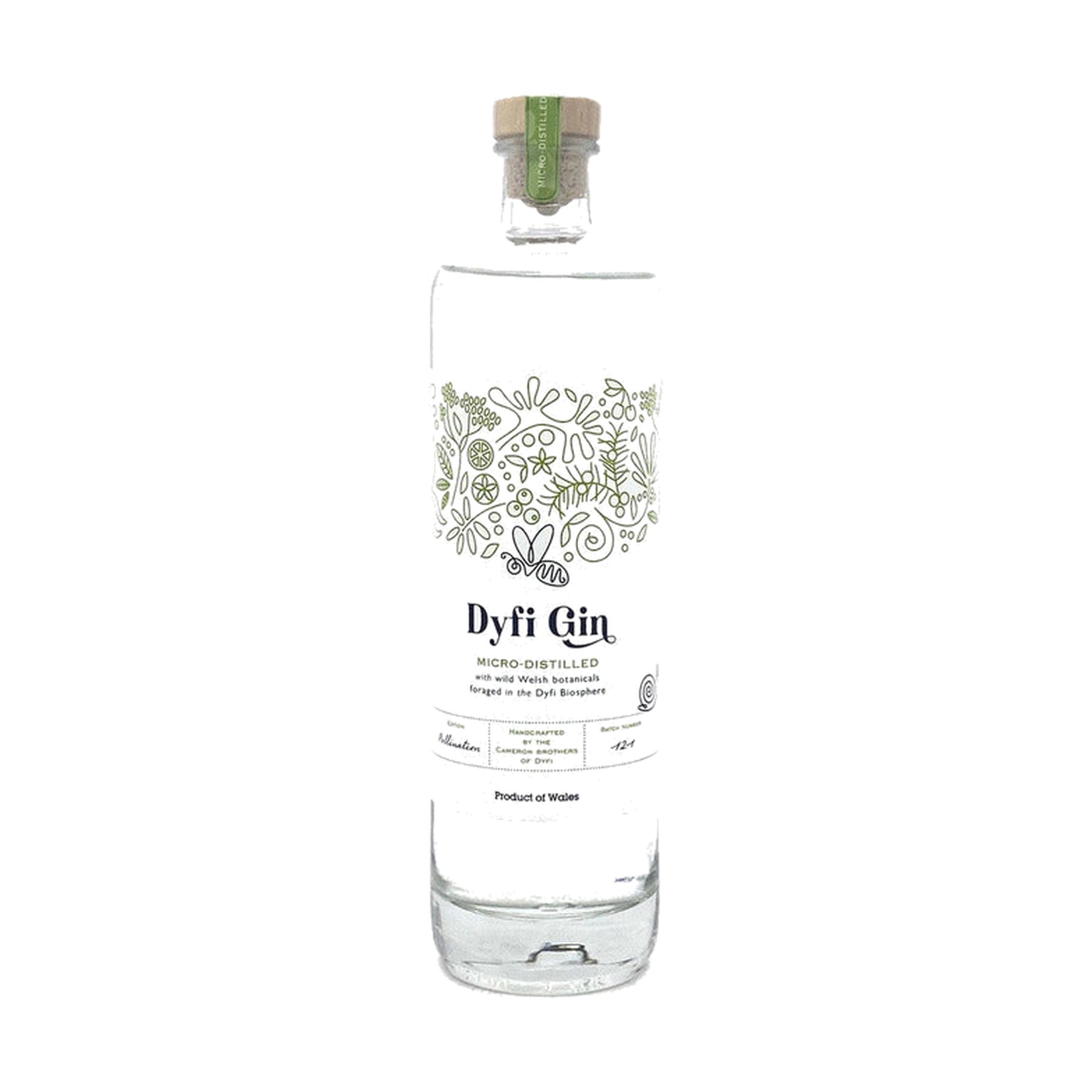 Dyfi Pollination Gin 750ml product on a white background