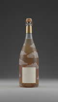 Champagne magnum with cloud motif