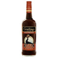 Goslings Black Seal 151 Proof Bermuda Black Rum 750ml bottle on a white background