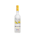 Grey Goose Le Citron Vodka 750 ml bottle on a white background