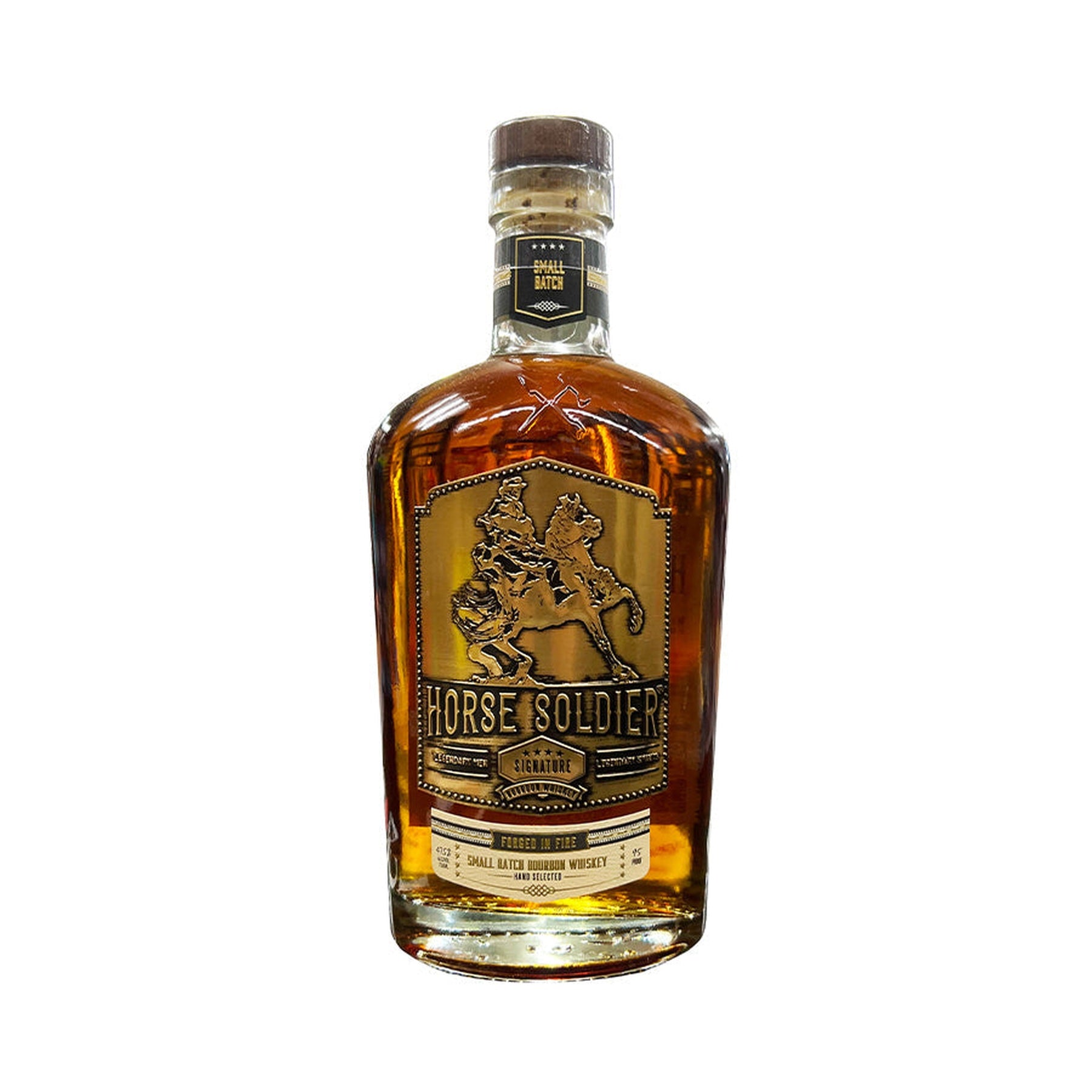 Horse Soldier Signature Small Batch Bourbon 750ml bottle on a white background
