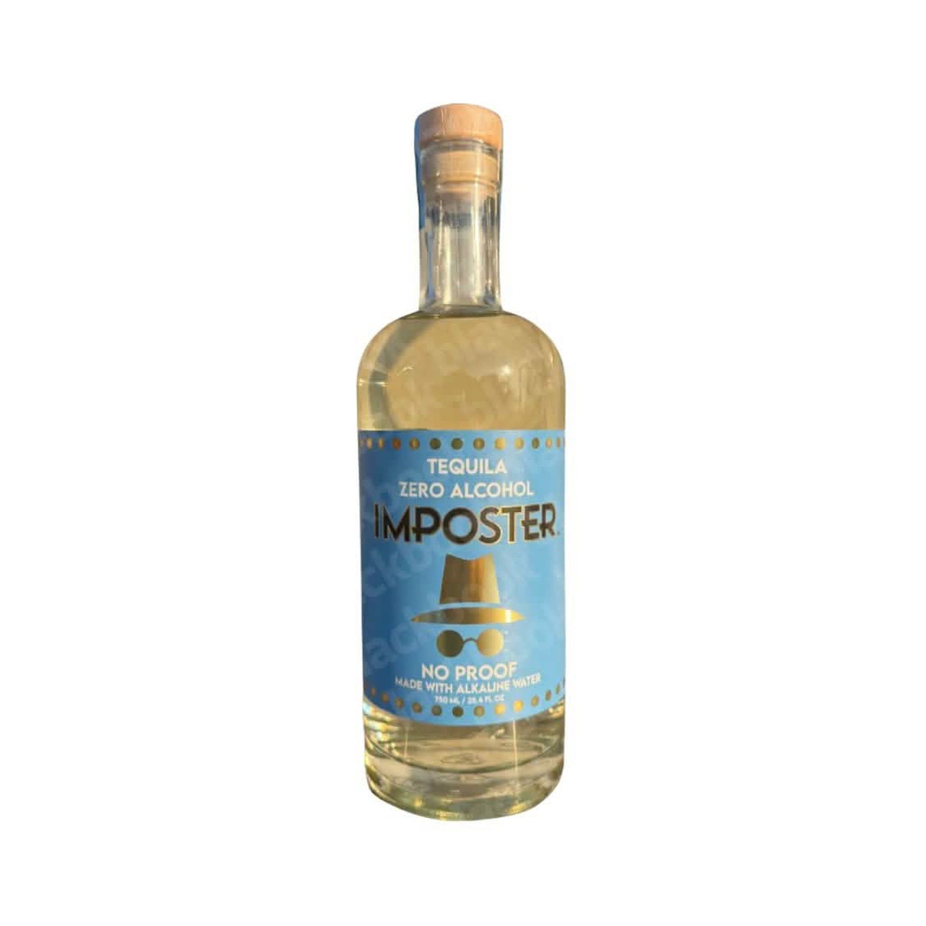 Imposter Zero Alcohol Tequila Alternative 750ml bottle on a white background