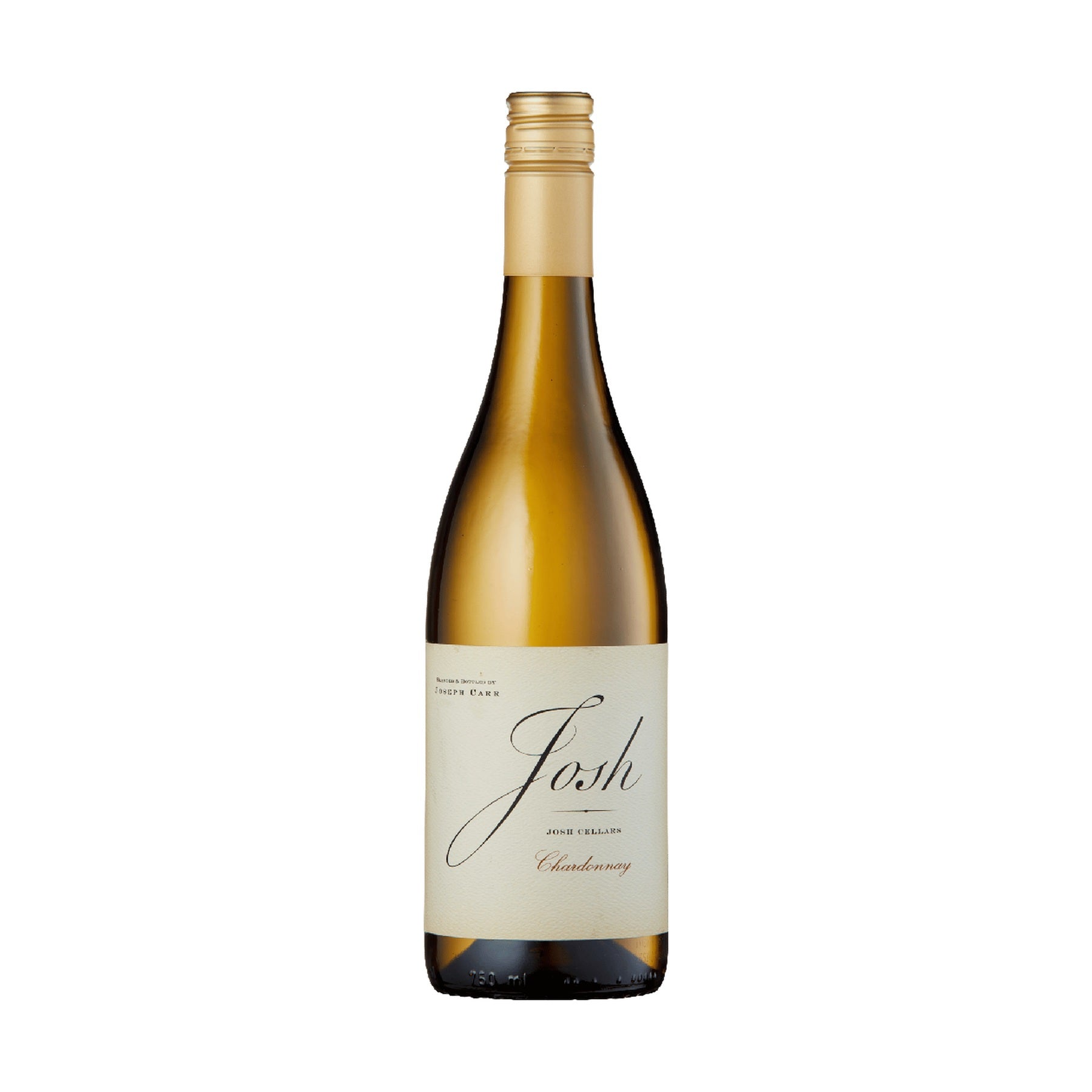 Josh Cellars California Chardonnay 750ml bottle on a white background
