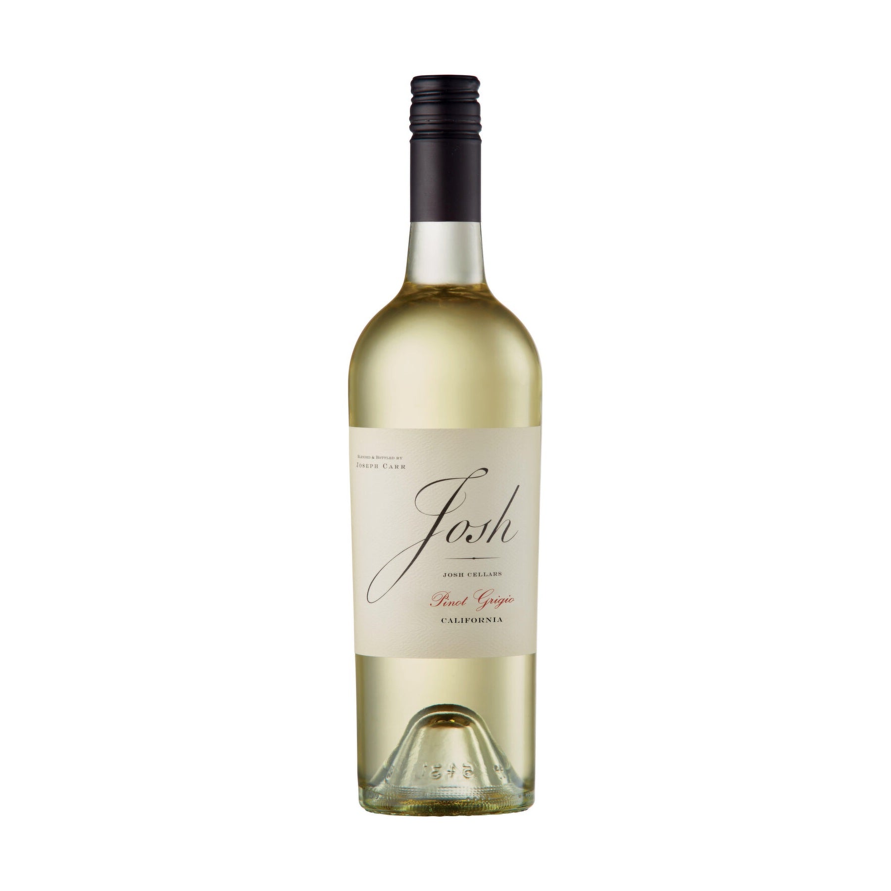 Josh Cellars California Pinot Grigio 750ml bottle on a white background