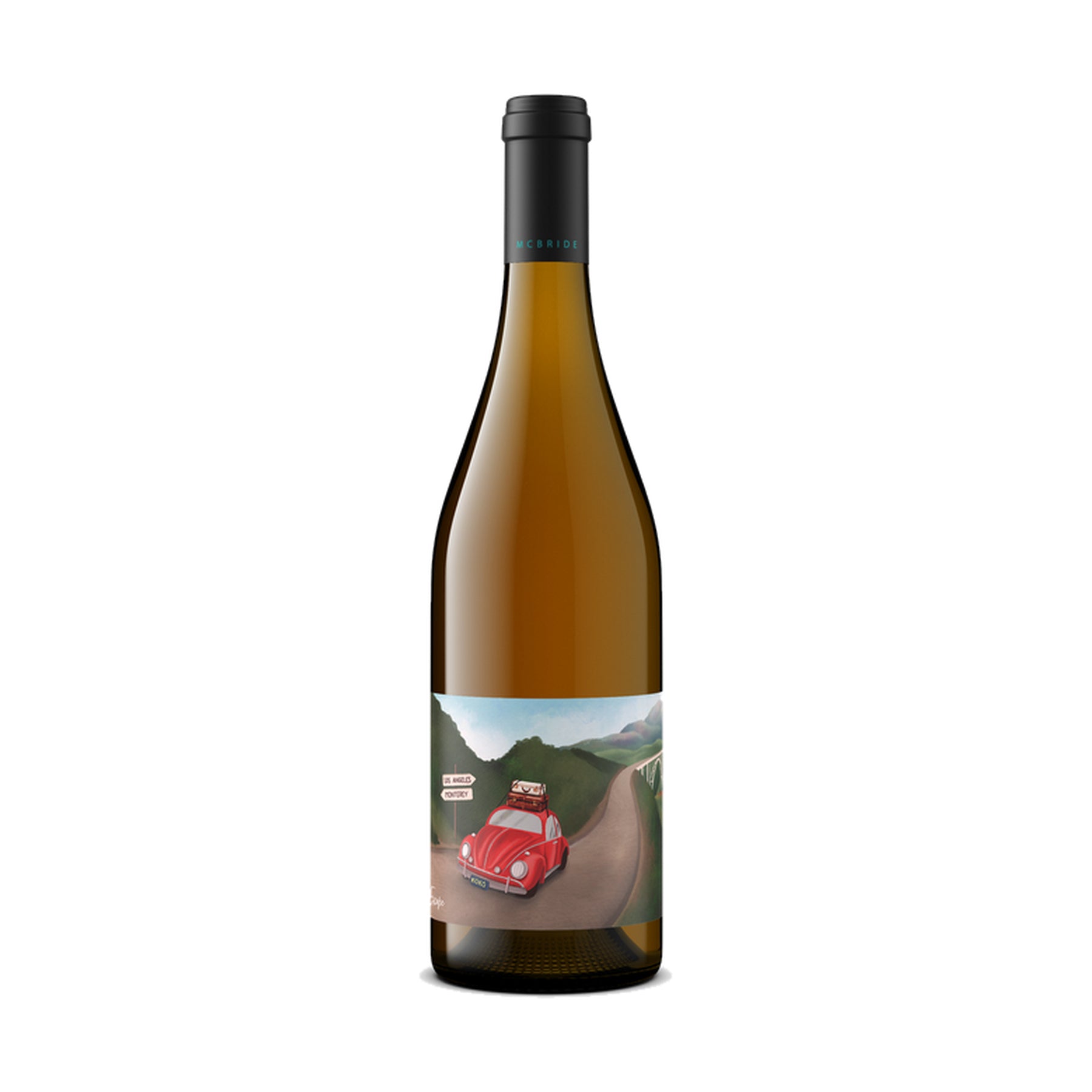 McBride Sisters The Great Escape Chardonnay 2018 bottle on a white background