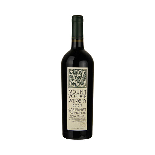 Mount Veeder Napa Cabernet Sauvignon 2022 bottle on a white background