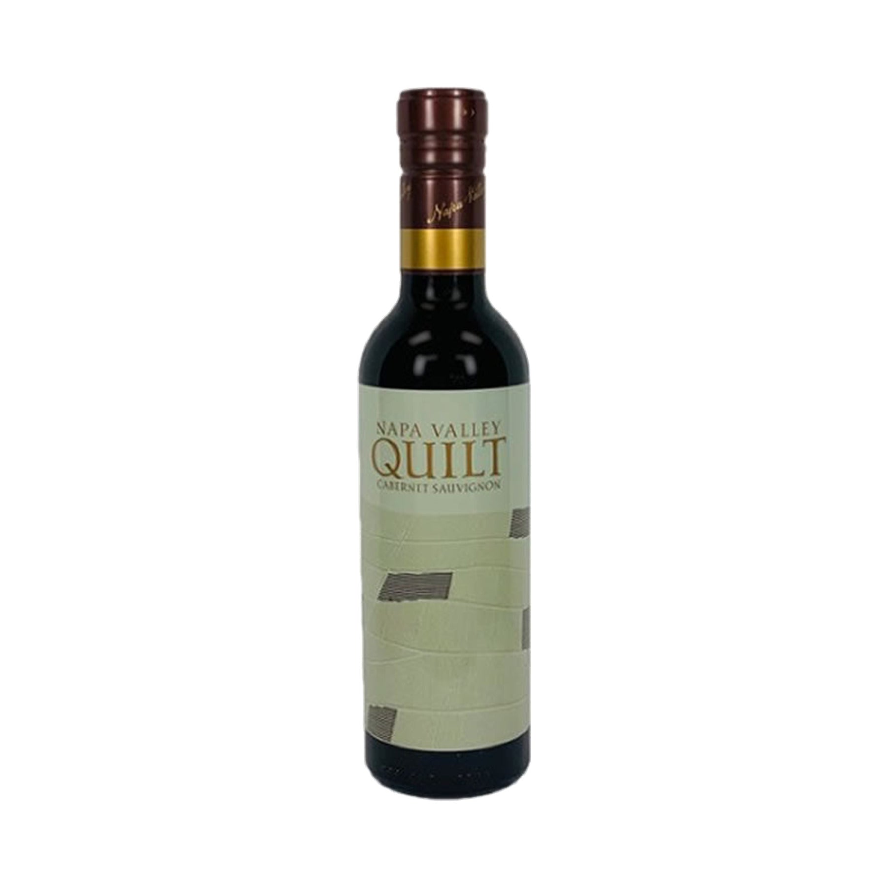 Quilt Napa Valley Cabernet Sauvignon half bottle on a white background