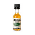 Rebel Straight Rye Whiskey 100 Proof 50ml bottle on a white background