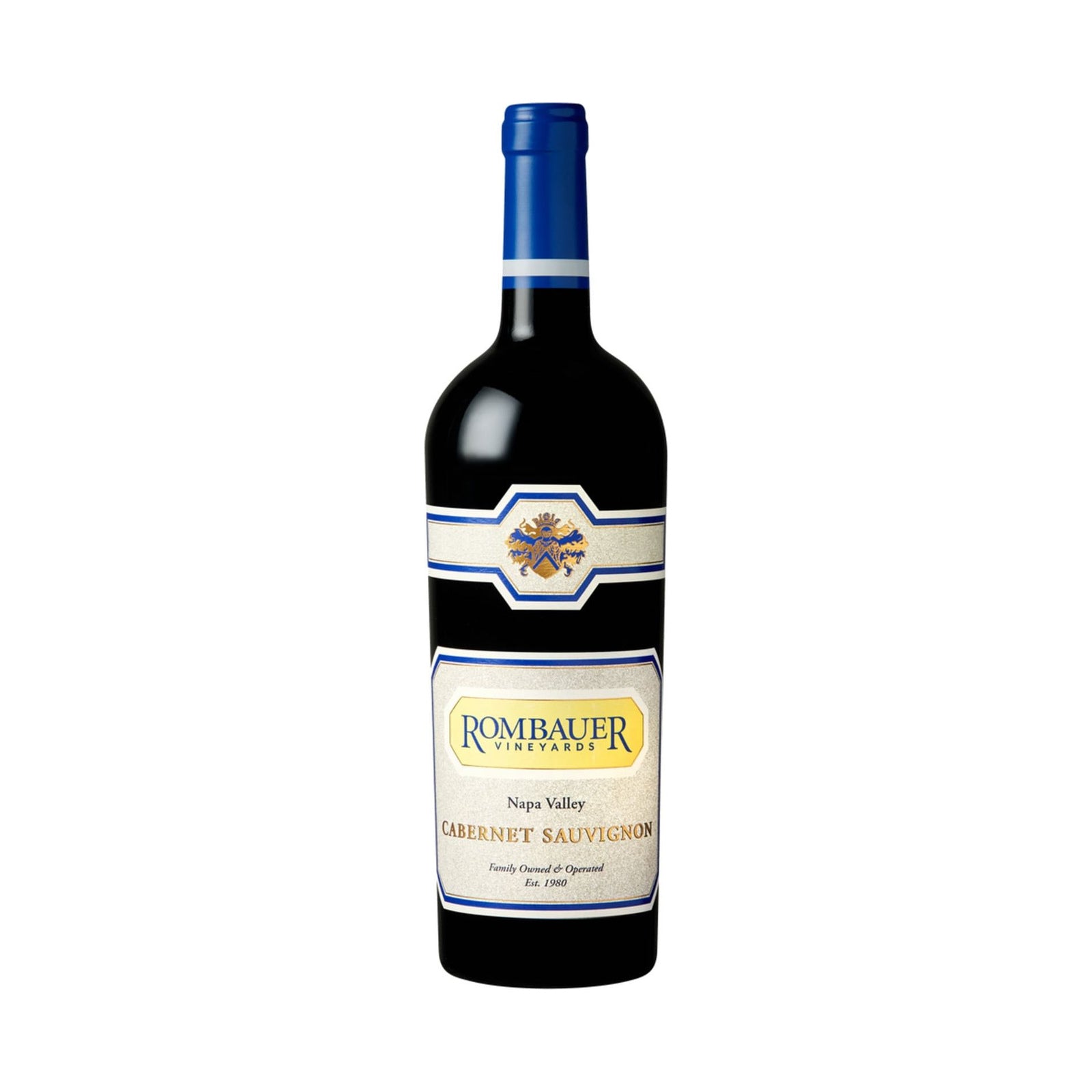 Rombauer Napa Valley Cabernet Sauvignon 2022 bottle on a white background