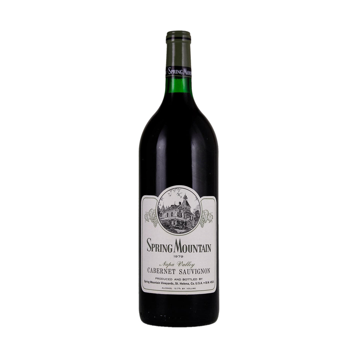 Spring Mountain Vineyards Cabernet 1979 product on a white background