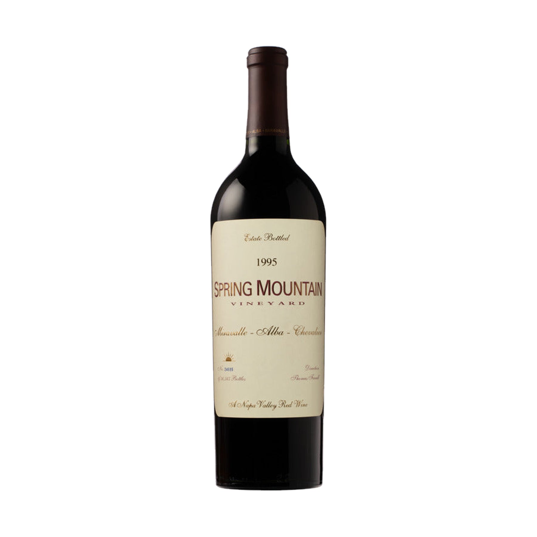 Spring Mountain Cabernet Sauvignon 1995 product on a white background