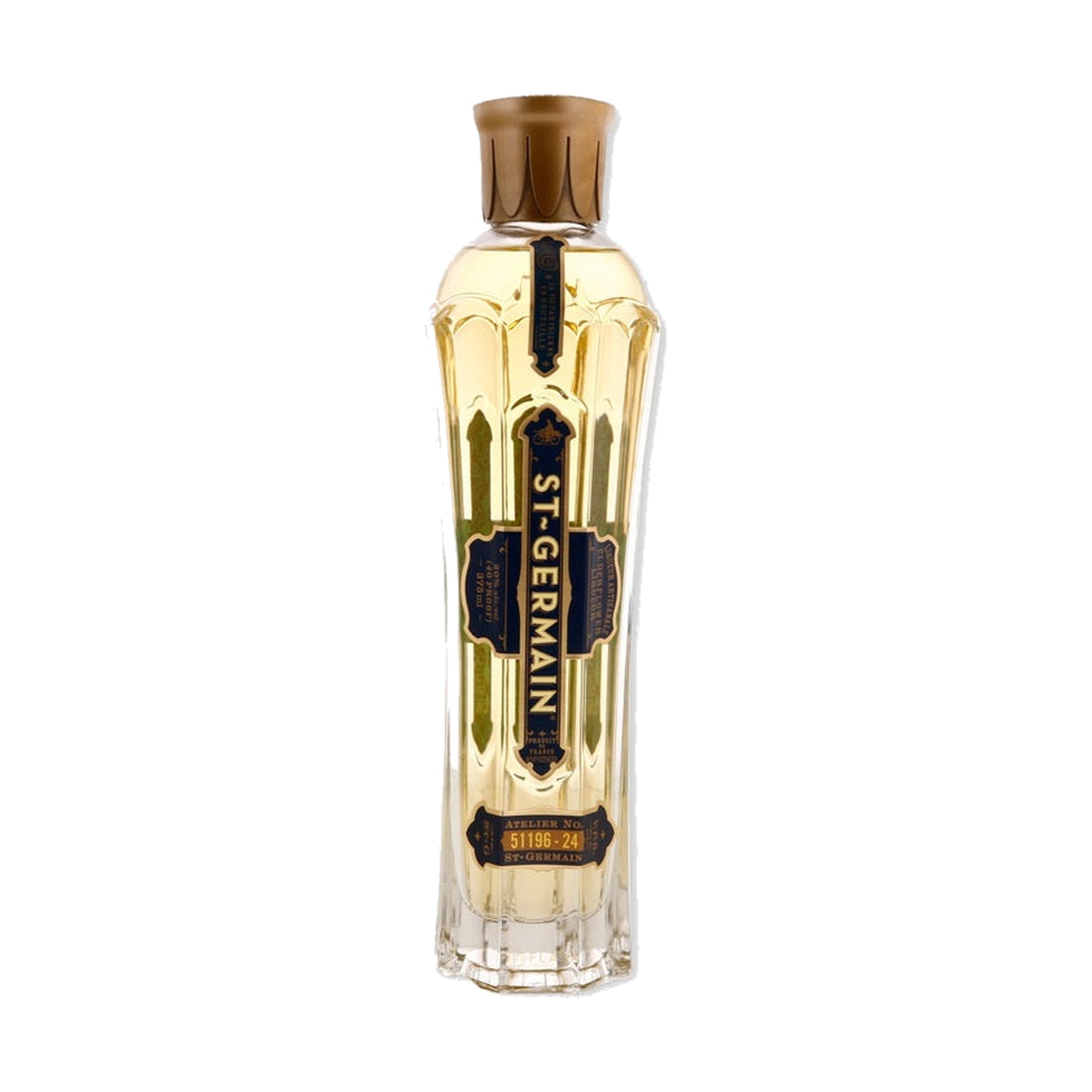 St Germain Elderflower Liqueur 375ml (40 proof) product on a white background