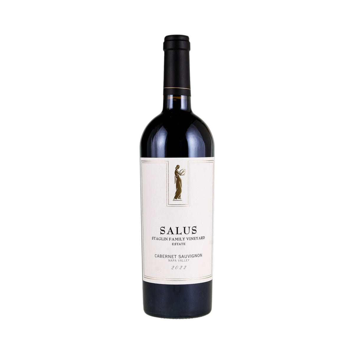 Staglin Salus Cabernet Sauvignon 2022 bottle on a white background