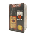 Tito's Handmade Vodka Mini 4 Pack with four 50ml bottles on a white background