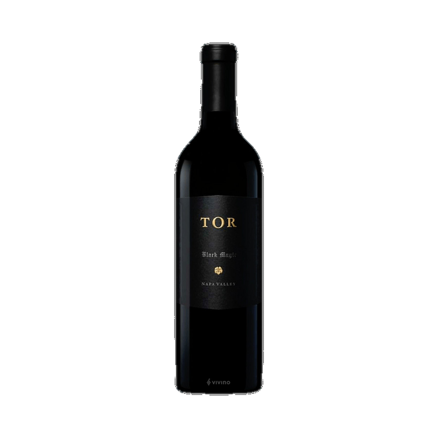 TOR Black Magic Cabernet Sauvignon 2015 bottle on a white background
