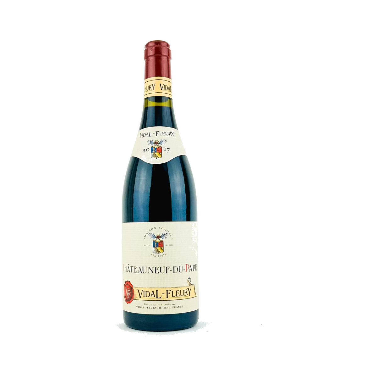 Vidal-Fleury Chateauneuf-du-Pape Rouge 2017 wine bottle