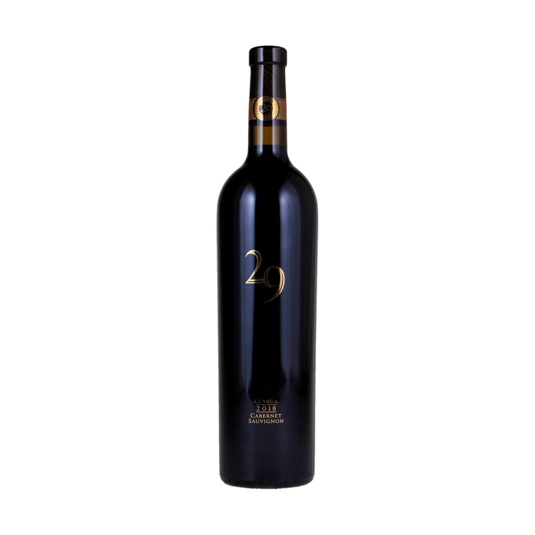 Vineyard 29 Ceanda Cabernet Sauvignon 2023 bottle on a white background