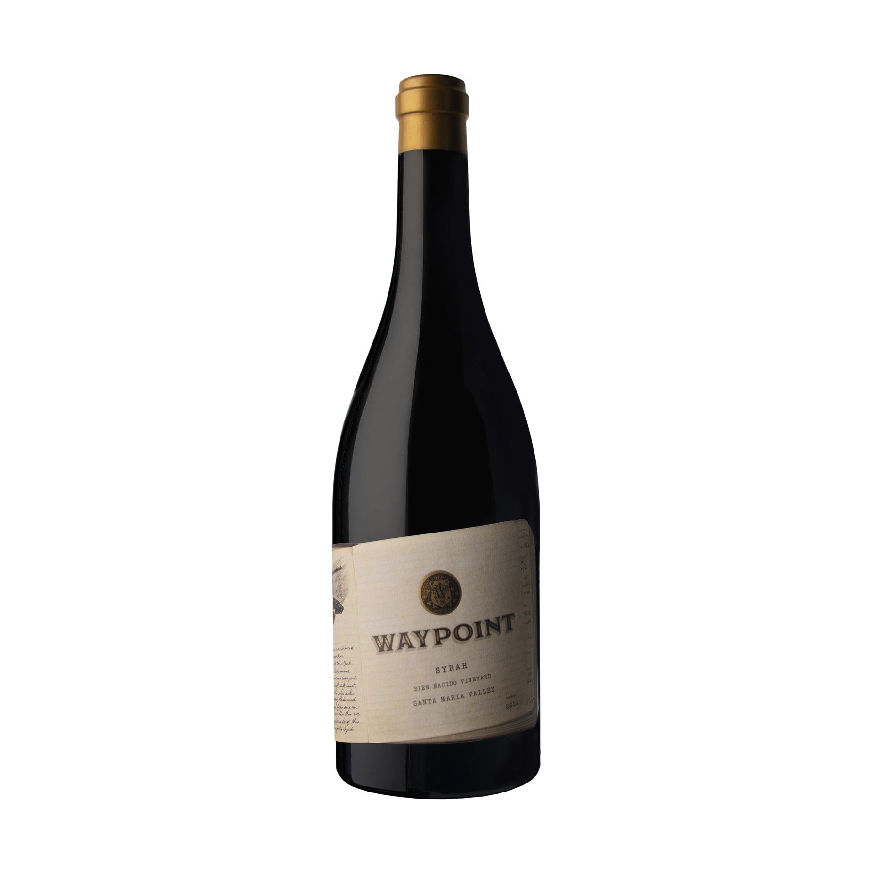 Waypoint Bien Nacido Syrah 2021 product on a white background